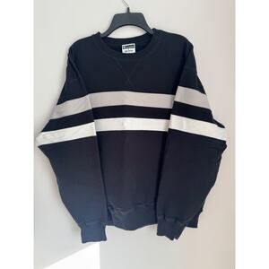 Todd Snyder x Champion Striped Popover Crewneck Sweatshirt